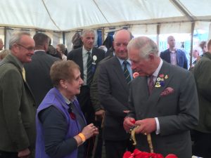 Prince Charles supports the Poppy Installation