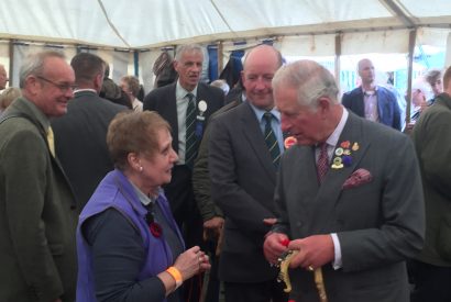 Prince Charles supports the Poppy Installation