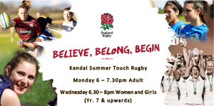 Kendal touch rugby 2018