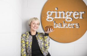 Lisa Smith crafs cakes for everyone at Ginger Bakers, Kendal 